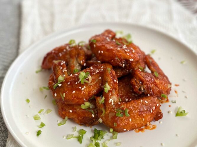 Korean fried chicken wings