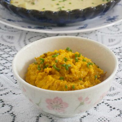 Mashed roasted squash