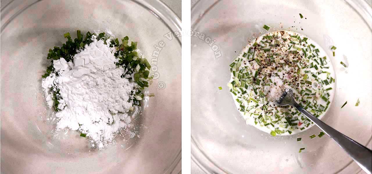 Oyster omelette batter