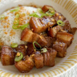 Pork adobo with lechon sauce