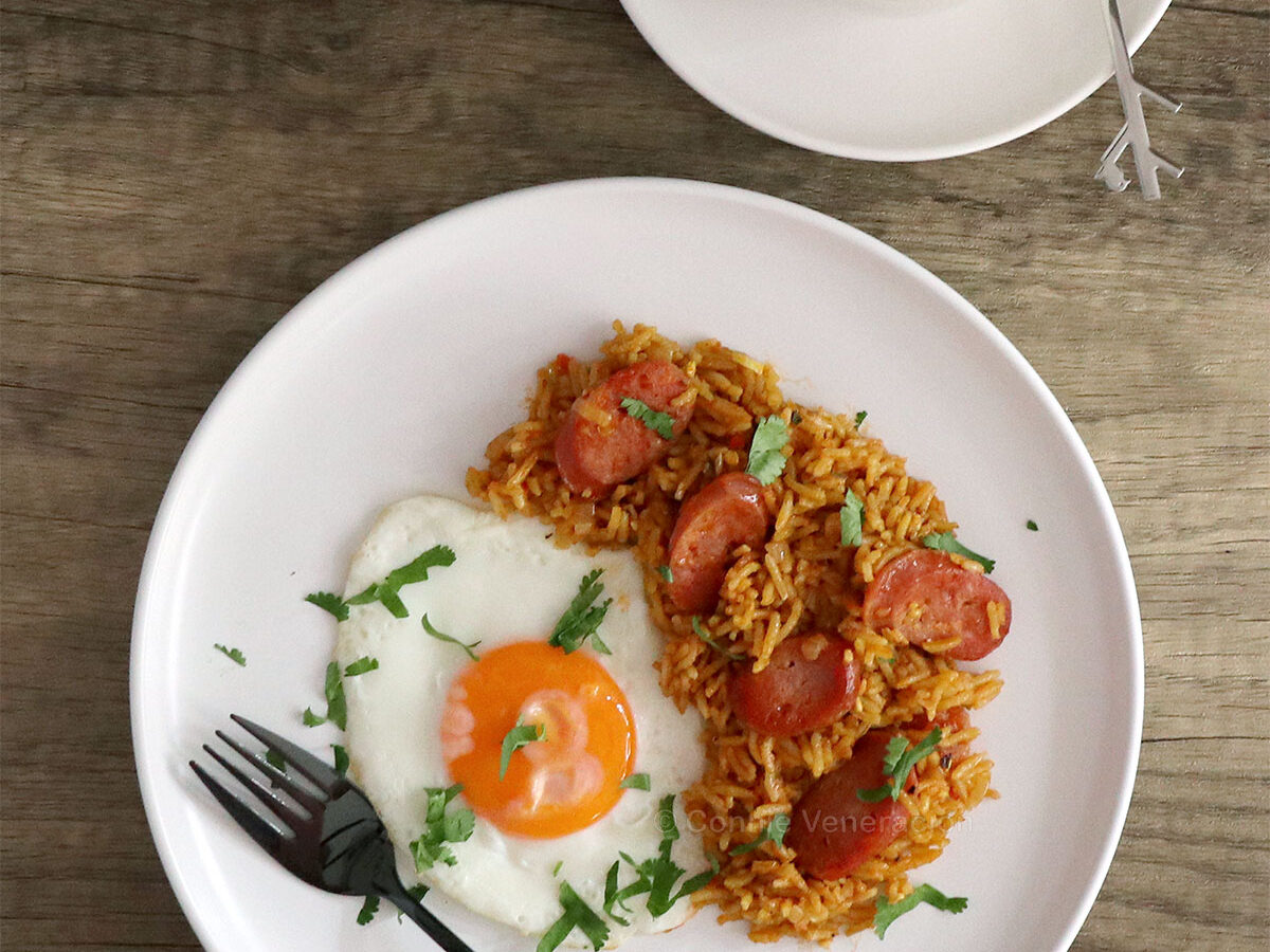 Sausage and tomato rice