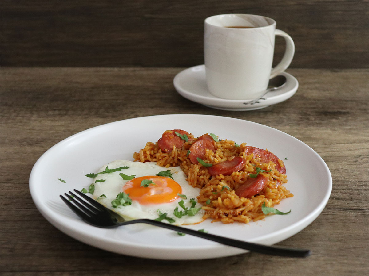 Sausage and tomato rice