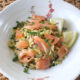 orzo with smoked salmon, dill, mint and lemon