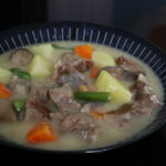 White beef stew