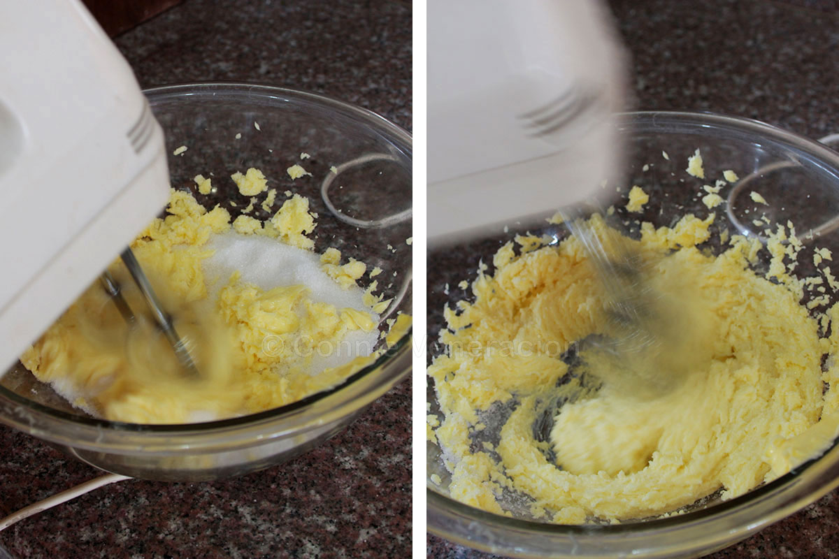 Creaming butter and sugar