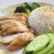 Poached chicken Hainanese-style