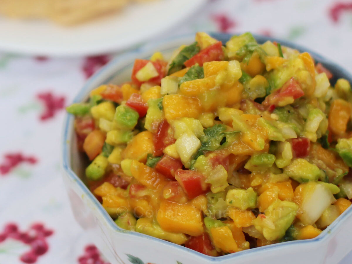 Mango and avocado salsa