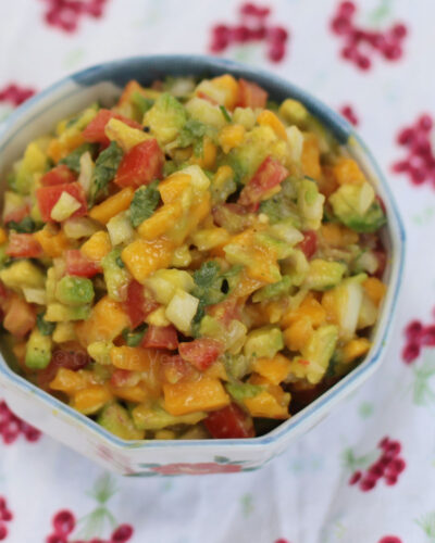 Mango and avocado salsa