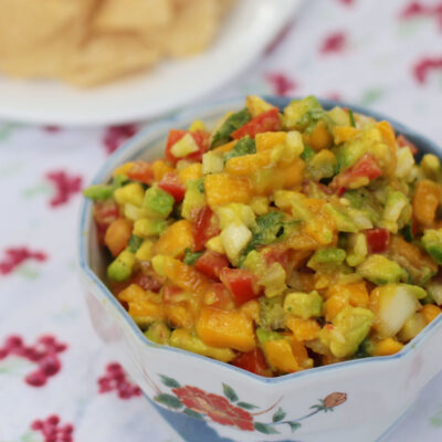 Mango and avocado salsa