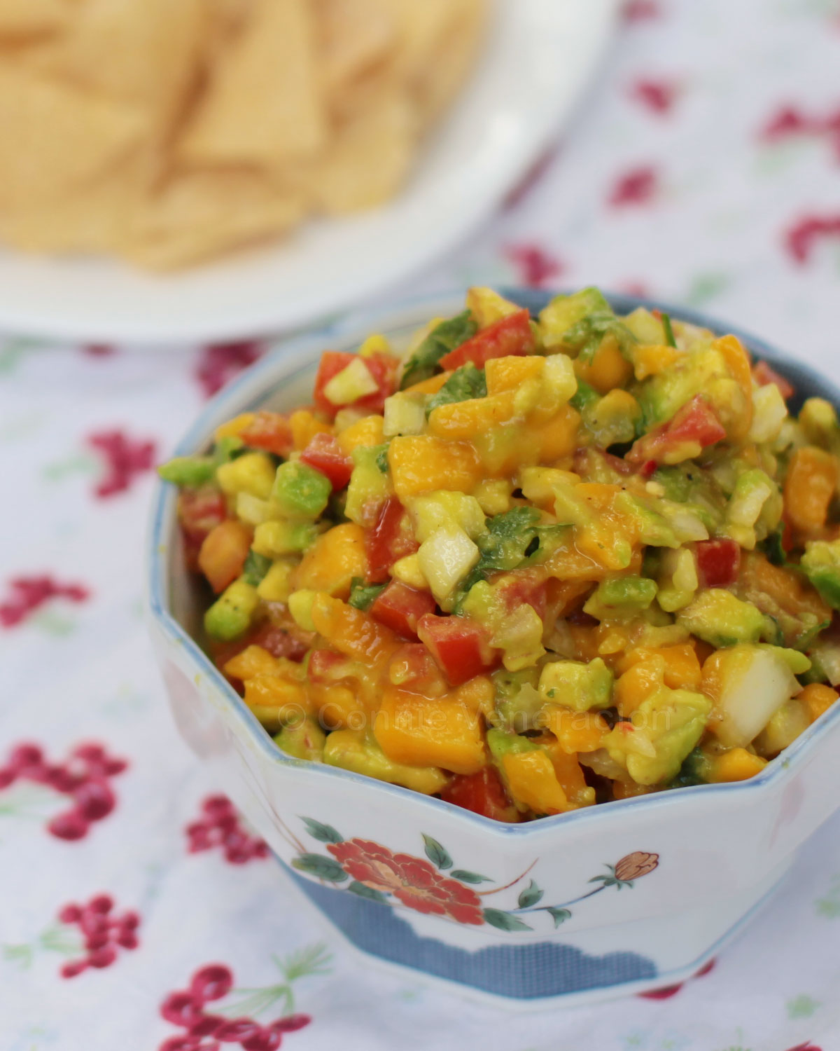 Mango and avocado salsa