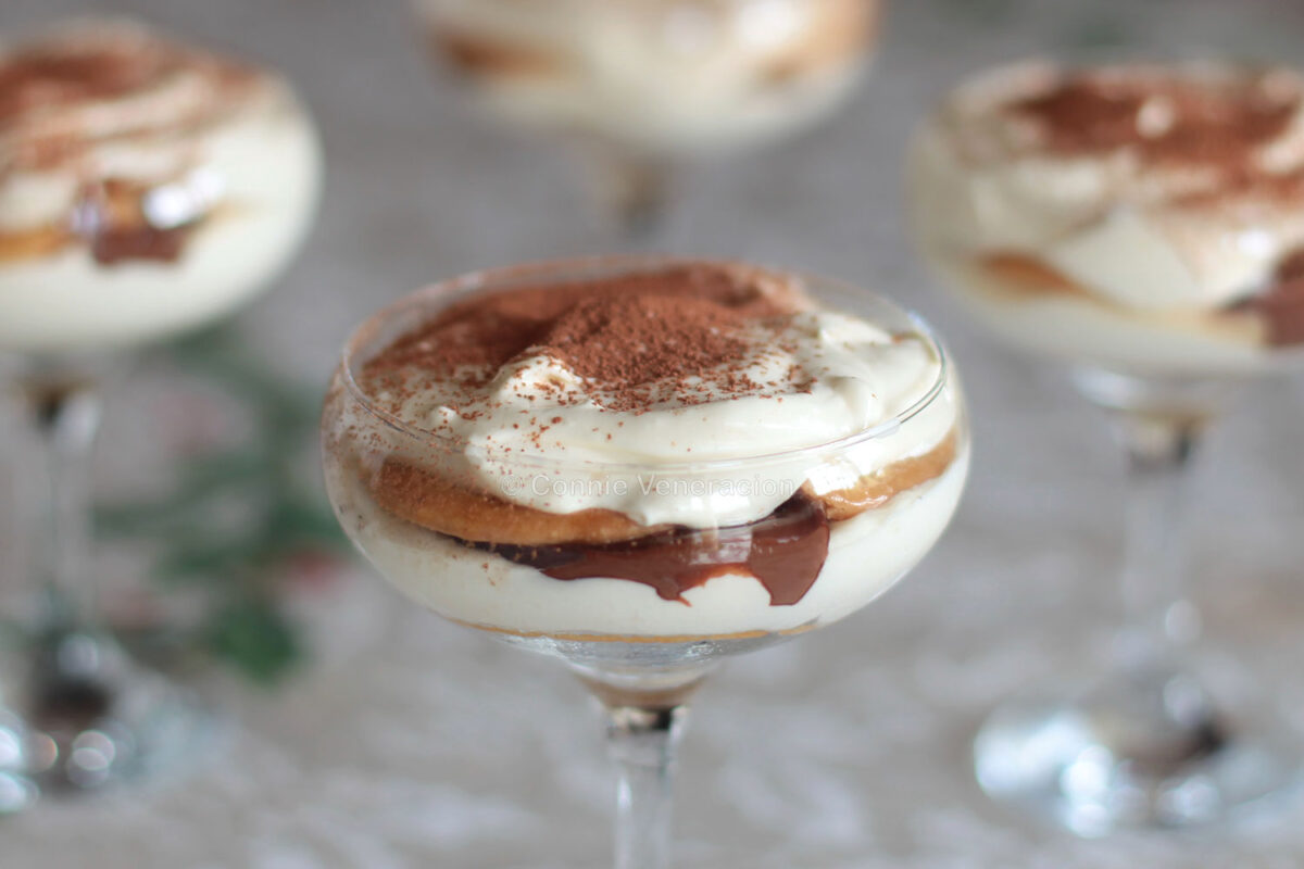 Tiramisu-inspired no-bake cheesecake