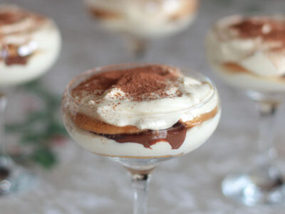Tiramisu-inspired no-bake cheesecake