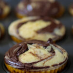 Self-frosting Nutella cupcakes