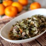 Sigarilyas at tinapang bangus sa gata (winged beans and smoked milkfish in coconut milk)