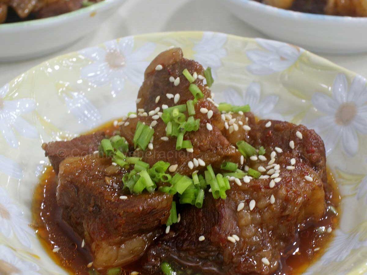 Beef stew a la House of Kimchi