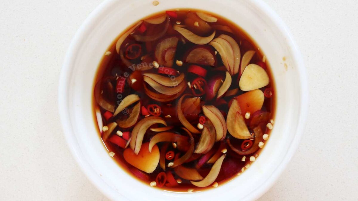 Dipping sauce for chicken inasal