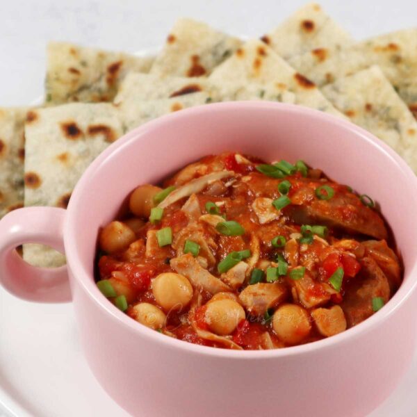 Leftover roast duck and chickpea stew