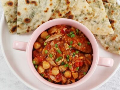Leftover roast duck and chickpea stew