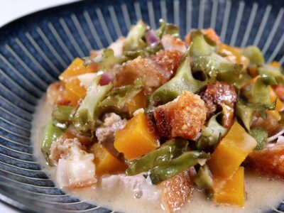 Gising-gising with crispy pork belly