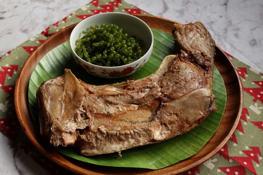 Grilled tuna collar (inihaw na panga ng tuna)