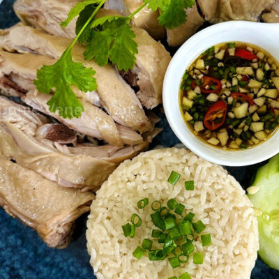 Lemongrass pandan chicken and rice
