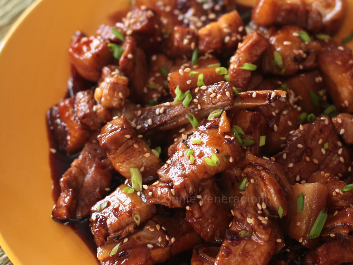 Sticky Sichuan pork