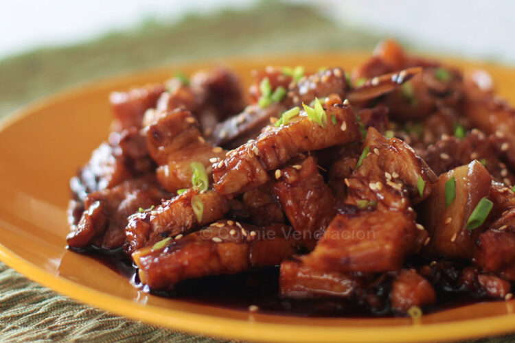 Sticky Sichuan pork