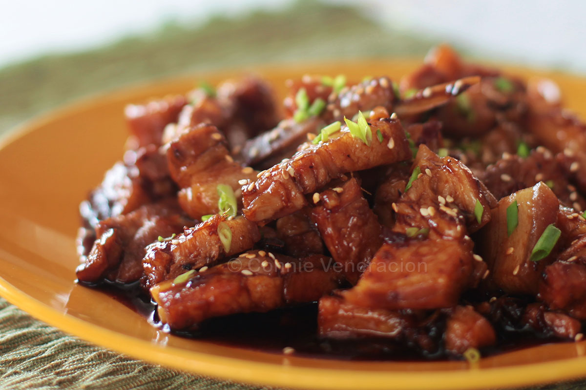 Sticky Sichuan pork