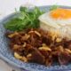 Tapsilog (beef, fried rice and egg)