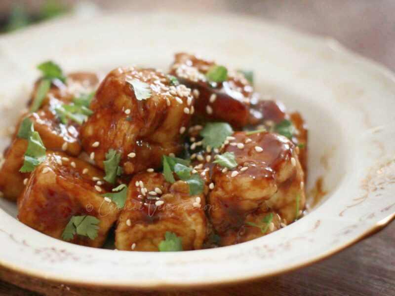 General Tso’s tofu