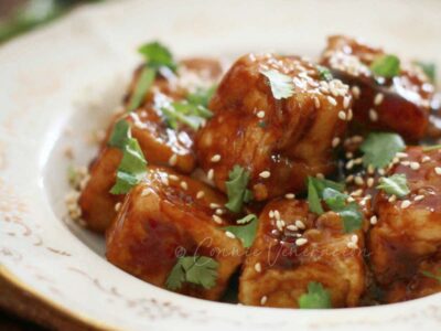General Tso’s tofu