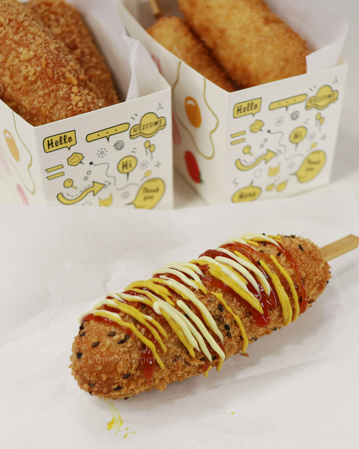 Korean corn dogs