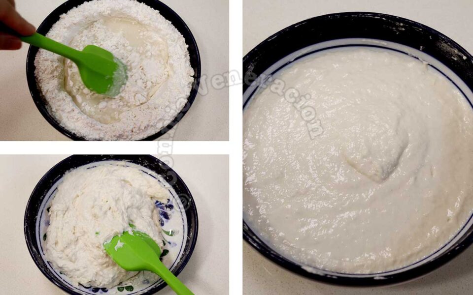 Dough for Korean corn dogs