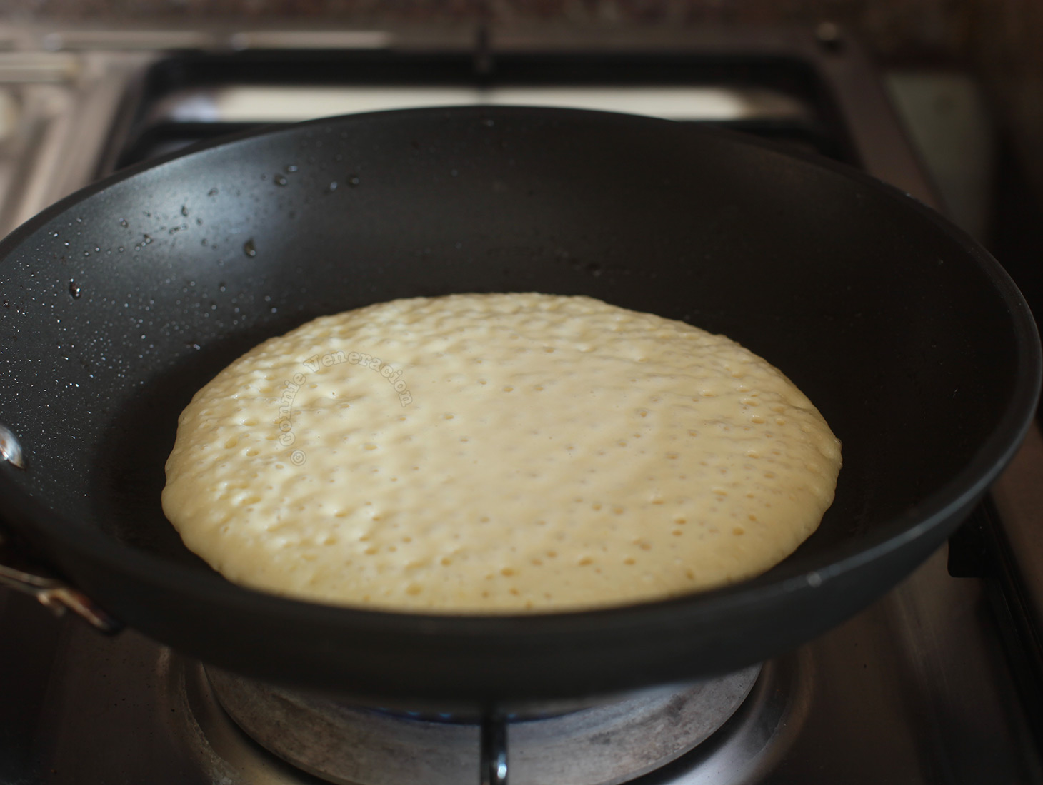 Cooking pancakes