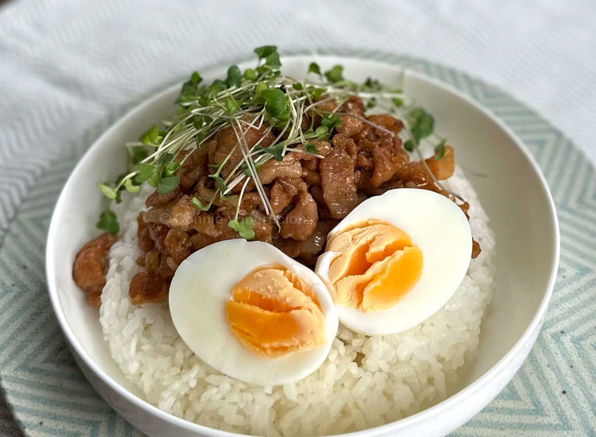 Pork version of gyudon