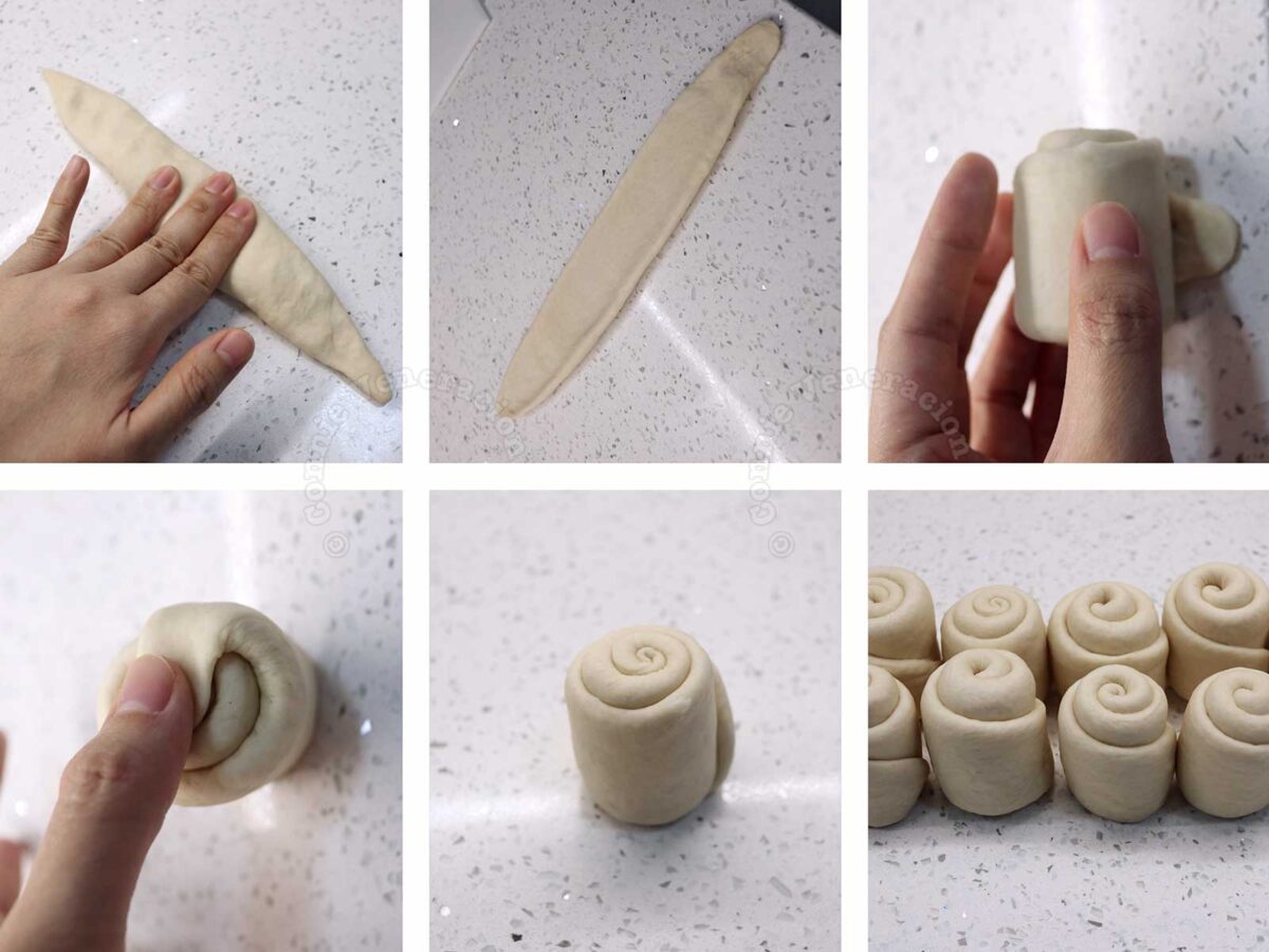 Making bread for rou jia mo (Chinese hamburger)