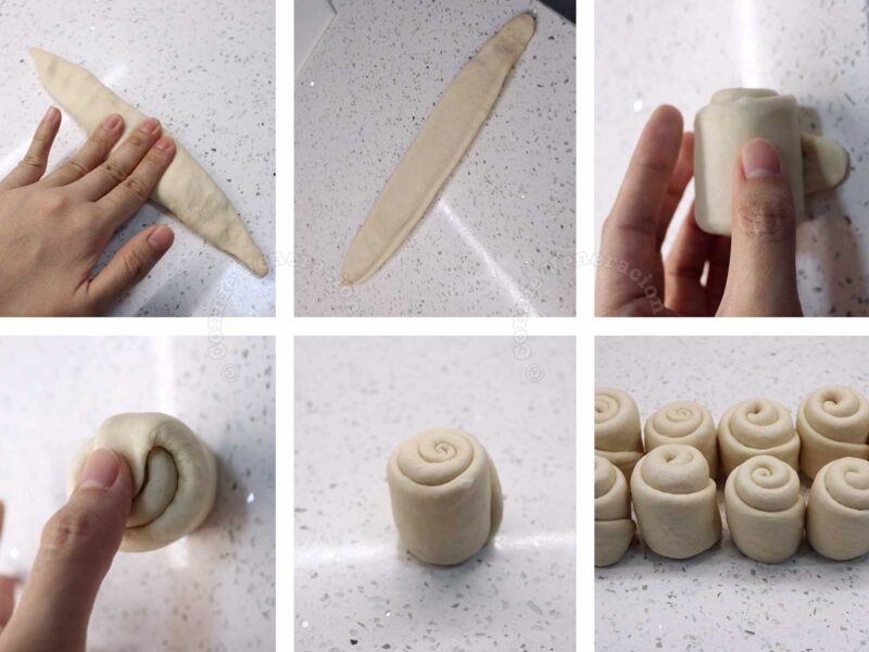 Making bread for rou jia mo (Chinese hamburger)