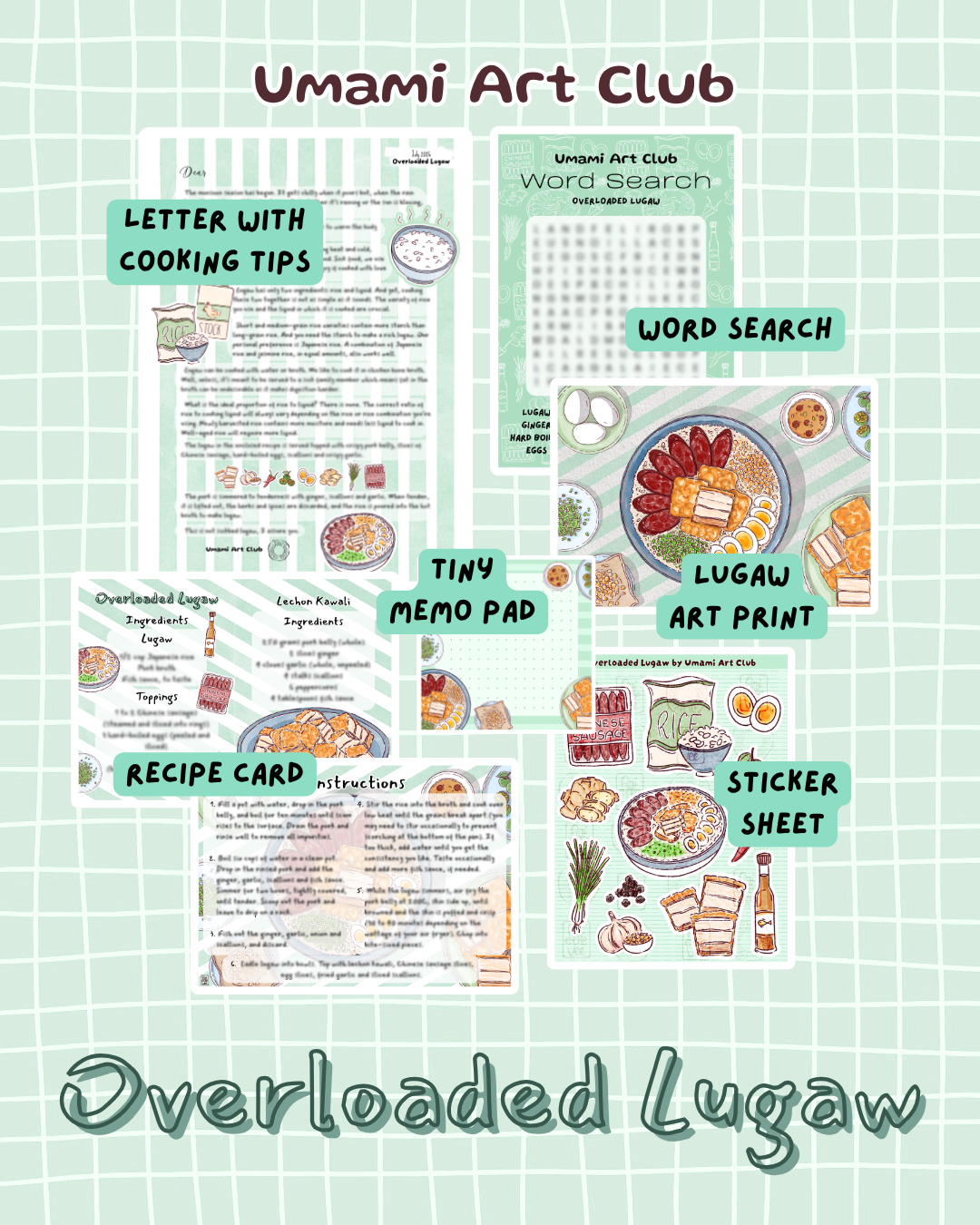 Umami Art Club, July 2026 edition: Overloaded Lugaw