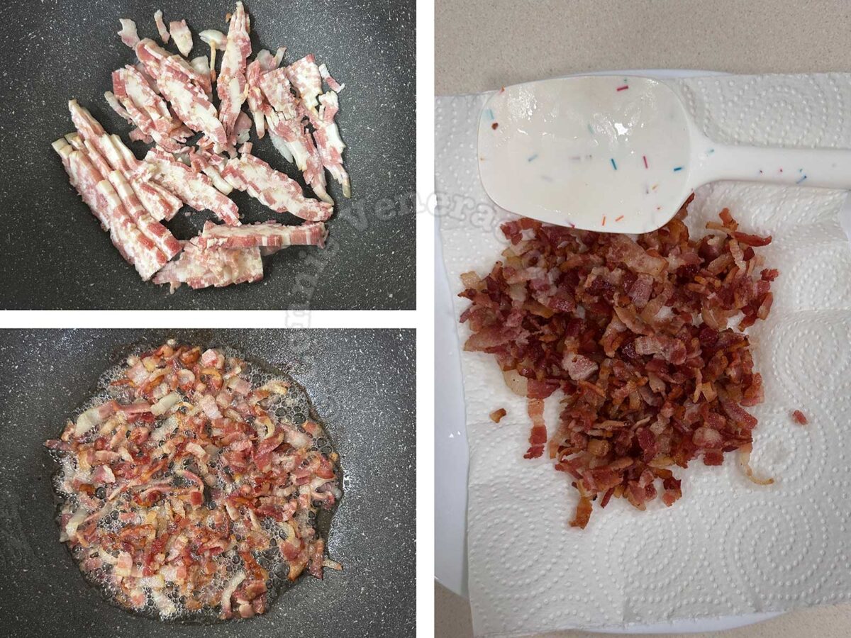 Browning bacon