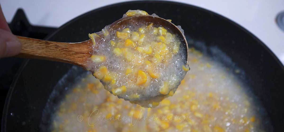 Che bap after it has thickened
