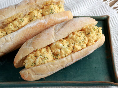 No fuss egg salad sandwich
