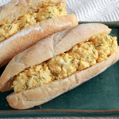 No fuss egg salad sandwich